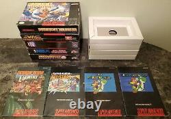 Mixed Super Nintendo SNES Instruction Manual & Box Lot 1 Game