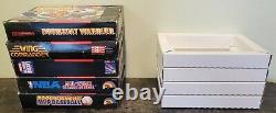 Mixed Super Nintendo SNES Instruction Manual & Box Lot 1 Game