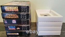 Mixed Super Nintendo SNES Instruction Manual & Box Lot 1 Game