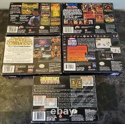 Mixed Super Nintendo SNES Instruction Manual & Box Lot 1 Game