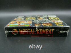 Mortal Kombat 1 SNES Super Nintendo Sealed NEW H-Seam US NTSC VGA Ready