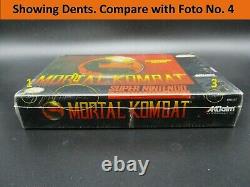 Mortal Kombat 1 SNES Super Nintendo Sealed NEW H-Seam US NTSC VGA Ready