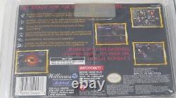 Mortal Kombat 3 Super Nintendo SNES Midway Factory Sealed Video Game Wata Graded