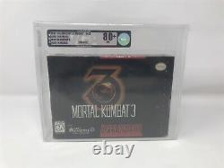 Mortal Kombat 3 Super Nintendo Snes New Sealed Graded VGA 80+ NM RARE