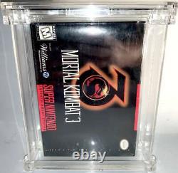 Mortal Kombat 3 Wata 9.2 A+ Factory Sealed // Super Nintendo Snes Sealed 1995