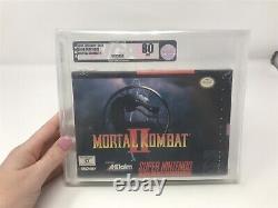 Mortal Kombat II 2 Super Nintendo Snes New Sealed Graded VGA 80 NM 1st Print