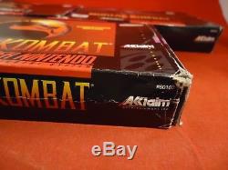 Mortal Kombat I II III (Super Nintendo SNES) COMPLETE with Box Combat 1 2 3