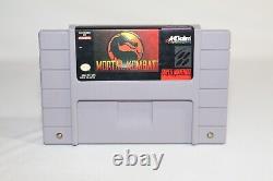 Mortal Kombat SNES Super Nintendo Complete CIB GREAT Condition! Rare