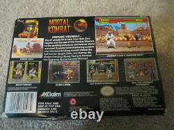 Mortal Kombat (Super Nintendo SNES) Complete CIB with Poster + Guide + Card