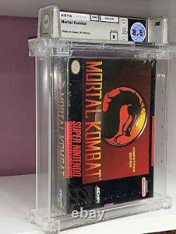Mortal Kombat WATA 8.5 B Super Nintendo SNES Brand New Factory Sealed 1st Print