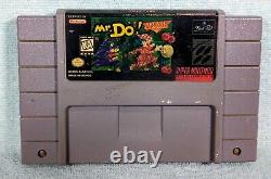 Mr. Do (Super Nintendo SNES, 1996) Authentic Complete with Box & Manual Tested