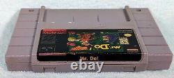 Mr. Do (Super Nintendo SNES, 1996) Authentic Complete with Box & Manual Tested