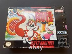 Mr. Nutz (Super Nintendo, SNES) Authentic with Box and Manual, Complete, CIB