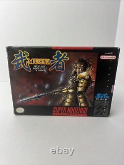 Musya Super Nintendo SNES Game, Box & Inserts