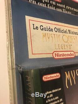 Mystic quest + guide Neuf Blister Rigide Super Nintendo Factory Sealed Snes