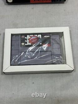 NBA Jam (Super Nintendo SNES, 1993) in Box 1st Print withBarkley Tested
