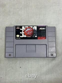 NBA Jam (Super Nintendo SNES, 1993) in Box 1st Print withBarkley Tested