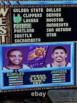 NBA Jam (Super Nintendo SNES, 1993) in Box 1st Print withBarkley Tested