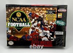 NCAA Football (Super Nintendo SNES 1994) New & Sealed Factory H-Seam US NTSC