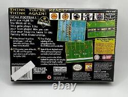 NCAA Football (Super Nintendo SNES 1994) New & Sealed Factory H-Seam US NTSC