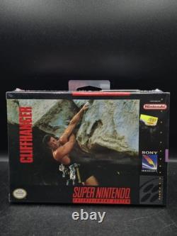 NEW Cliffhanger Super Nintendo SNES Game FACTORY SEALED Genuine