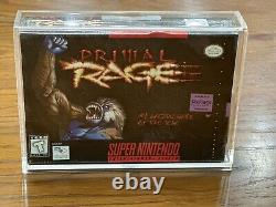 NEW Primal Rage Super Nintendo Entertainment SNES, 1995 V-SEAM FACTORY SEALED