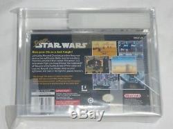 NEW Super Star Wars Super Nintendo Game VGA 85+ NM+ GOLD Graded SNES starwars