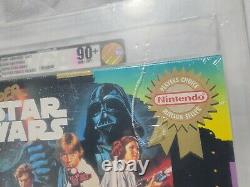 NEW Super Star Wars Super Nintendo Game VGA 90+ NM+/MT GOLD Graded SNES starwars