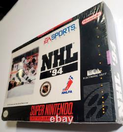 NHL 94 (Super Nintendo Entertainment System, 1993) SNES FACTORY SEALED! RARE