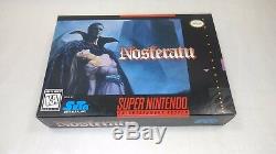 NOSFERATU (Super Nintendo Entertainment System) RARE BOX! Authentic SNES