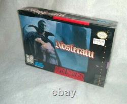 NOSFERATU (Super Nintendo) RARE BOX (only) In Shrink! Authentic SNES