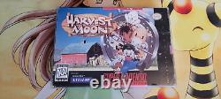 NTSC-U/C SNES Harvest Moon for Super Nintendo Near CIB Canadian Seller