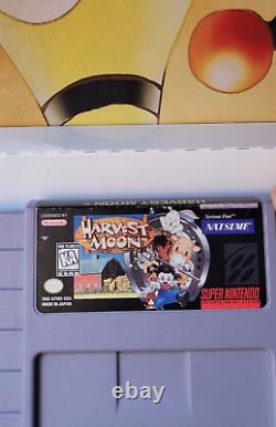 NTSC-U/C SNES Harvest Moon for Super Nintendo Near CIB Canadian Seller