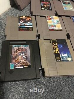 Nes & Super Nintendo Entertainment System SNES Game Lot Untested But Cleaned
