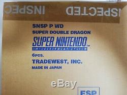 New Boxed x6 Super Double Dragon Super Nintendo SNES Sealed ESP Spain Unopened