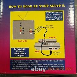 New SNES Super Nintendo NES Super 8 Tri Star system Famicom Game Player