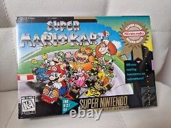 New SNES Super Nintendo, Super Mario Kart New Sealed! Investment/collectors item