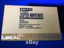 New Sealed Case of 6 F-Zero Super Nintendo SNES Player's Choice Games