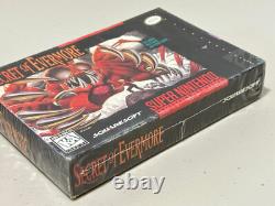 New! Secret of Evermore (Super Nintendo SNES) Factory Sealed