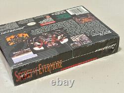 New! Secret of Evermore (Super Nintendo SNES) Factory Sealed