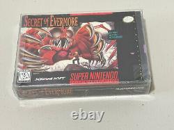 New! Secret of Evermore (Super Nintendo SNES) Factory Sealed