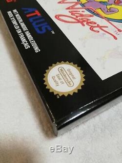 New Super Widget SNES Super Nintendo French FAH Completed Unopened