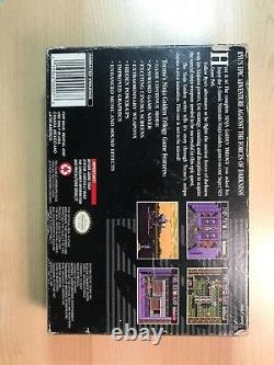 Ninja Gaiden Trilogy SNES Complete CIB Super Nintendo Game