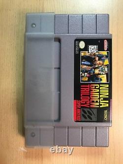 Ninja Gaiden Trilogy SNES Complete CIB Super Nintendo Game