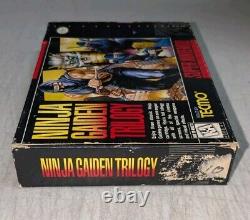 Ninja Gaiden Trilogy (Super Nintendo SNES) Complete with Manual