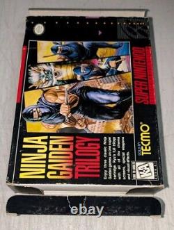 Ninja Gaiden Trilogy (Super Nintendo SNES) Complete with Manual