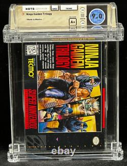 Ninja Gaiden Trilogy Super Nintendo SNES Factory Sealed New WATA 9.0 A+ Graded