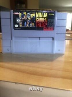 Ninja Gaiden Trilogy (Super Nintendo SNES) RARE & 100% AUTHENTIC