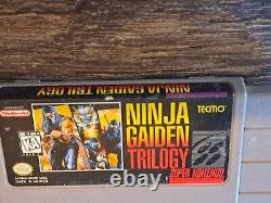 Ninja Gaiden Trilogy (Super Nintendo SNES) Tested Authentic