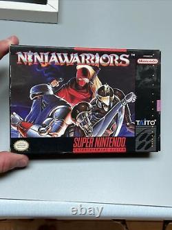 Ninja Warriors Complete Super Nintendo Snes Authentic